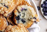 Bakery-Style Blueberry Muffins Recipe You’ll Love