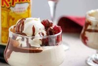 Kahlua Raspberry Parfait with Silky Cream Layers