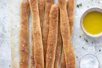 Crispy Herb Vegan Breadsticks for Dipping