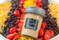 Southwest-Style Vegetarian Salad with Black Beans and Avocado