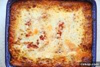 Creamy Roasted Red Pepper Lasagna Recipe