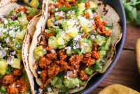 Ground Pork Al Pastor Tacos with Fresh Pineapple Salsa