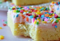 Sprinkle Sugar Cookie Bars Recipe — Soft, Chewy, Crowd-Pleasing