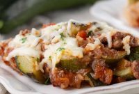 Cheesy Ground Beef and Zucchini Casserole Recipe