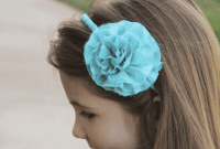 How to Make a Frayed Fabric Flower Headband Tutorial