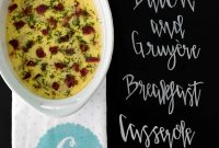 Cheesy Bacon and Gruyère Breakfast Casserole Recipe