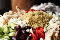 Greek Quinoa Salad with Feta, Cucumber & Lemon Vinaigrette