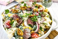 Grilled Steak and Italian Pasta Salad Recipe