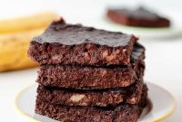 Egg-Free 3-Ingredient Banana Brownies Recipe