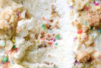 Brown Butter Swirl Birthday Cake Ice Cream Recipe