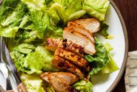 Whole30 Grilled Chicken Caesar Salad (Paleo-Friendly)