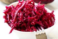 Probiotic Beetroot Sauerkraut: Fermented Beets and Cabbage Recipe