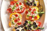 35-Minute Pizza-Stuffed Bell Peppers Recipe