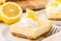 Creamy Lemon Cheesecake Bars with Graham Cracker Crust