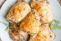 Crispy Italian-Style Baked Chicken Thighs