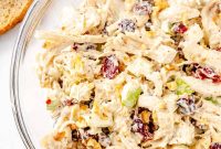 Classic Cape Cod Chicken Salad Recipe with Cranberries & Pecans