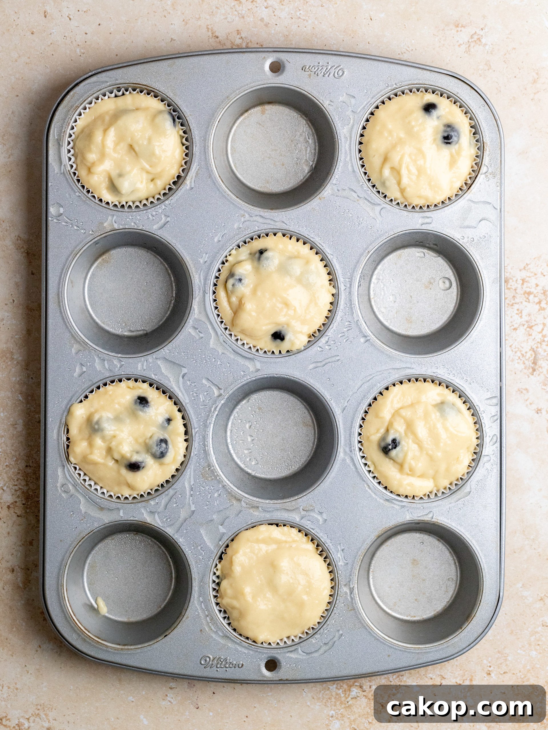 Baked muffins