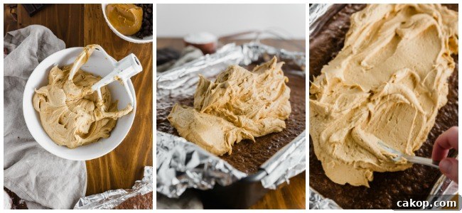Gluten-Free Buckeye Brownies Recipe: Chocolate Peanut Butter Treat 5 Making peanut butter layer for gluten-free buckeye brownies