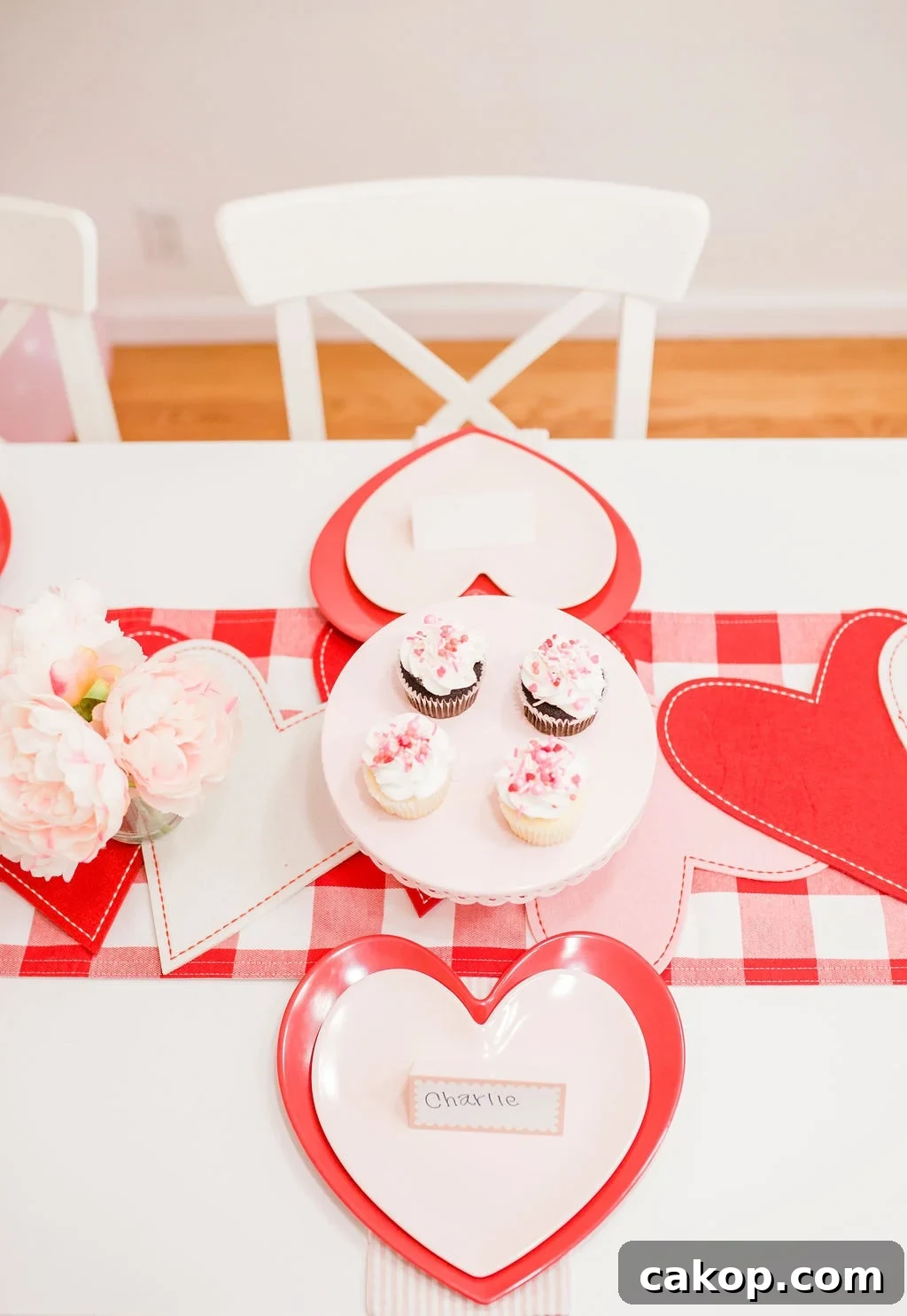 Valentine’s Party Ideas for Kids: Fun Games, Crafts & Treats 2 pink tablescape