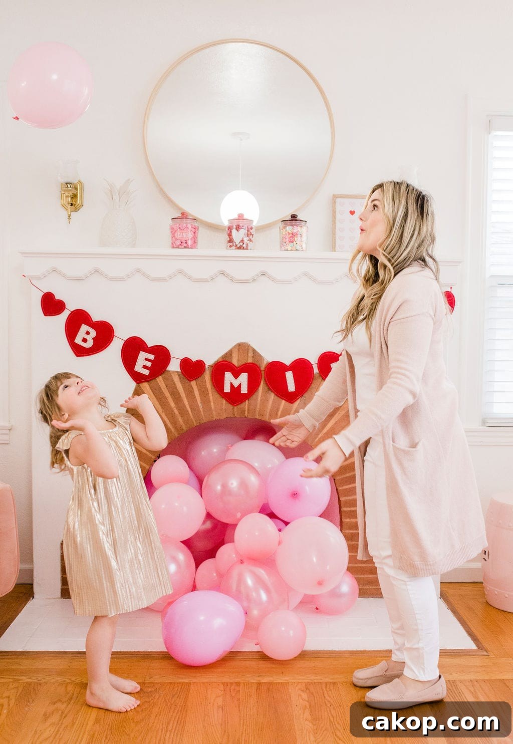 Valentine’s Party Ideas for Kids: Fun Games, Crafts & Treats 5 pink balloons