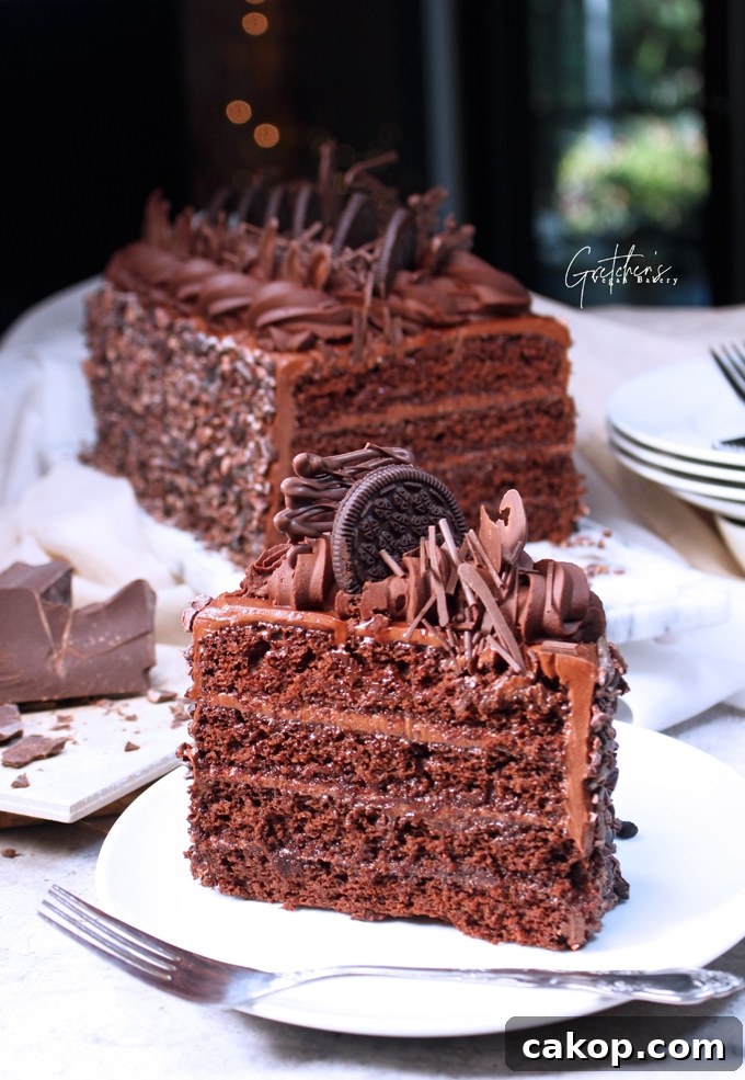 12 Must-Try Vegan Cakes From This Year 12 Double Fudge Chocolate 7 Layer Cake