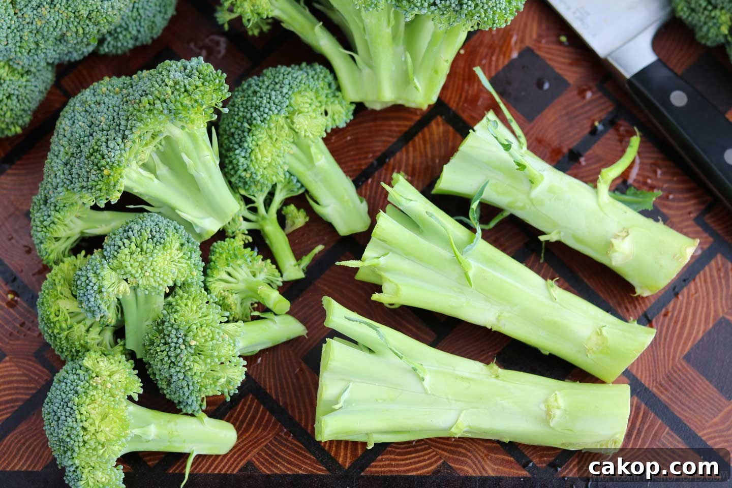 There are so many ways to use broccoli stalks! From salads to stir-fries … just don’t throw them away and waste good money and all that great nutrition!