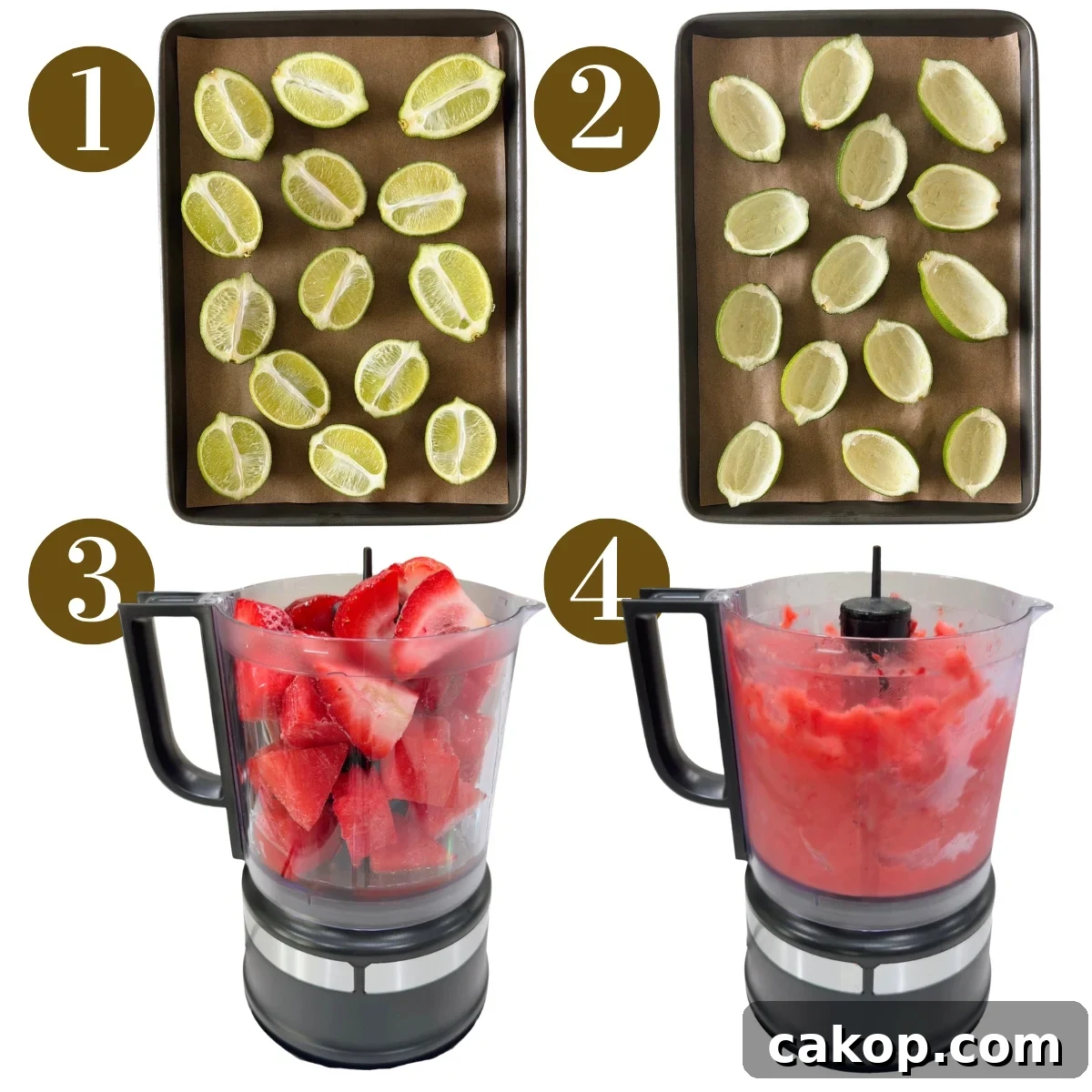 Watermelon Lime Sorbet Recipe: Refreshing Homemade Frozen Dessert 4 Steps to make watermelon lime sorbet.