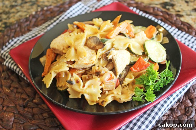 Weekly Meal Plan July 20–26: Simple Dinners & Grocery List 12 Garlic Chicken and Vegetable Bowtie Pasta