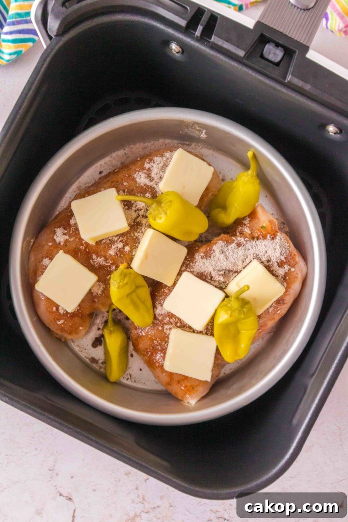 20-Minute Air Fryer Mississippi Chicken (Gluten-Free Recipe) 3 air fryer mississippi chicken recipe