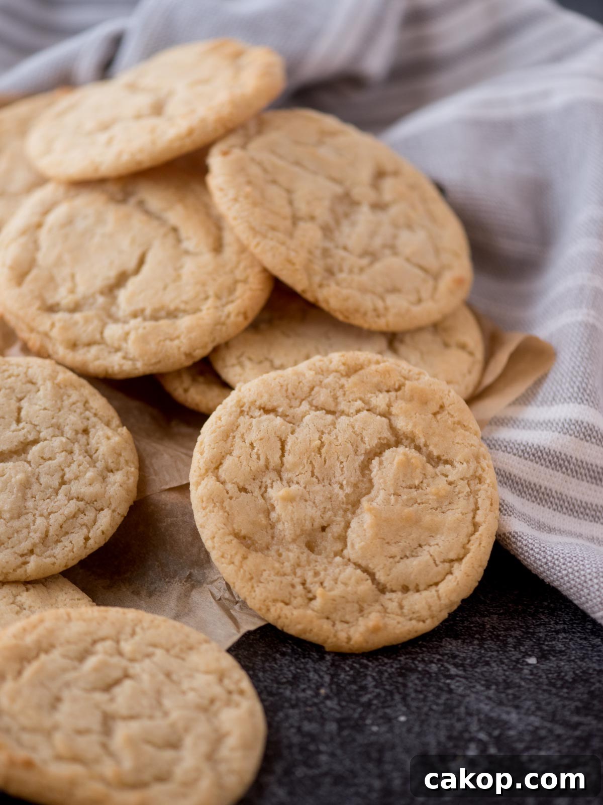stack of condensed milk cookies made with eagle brand