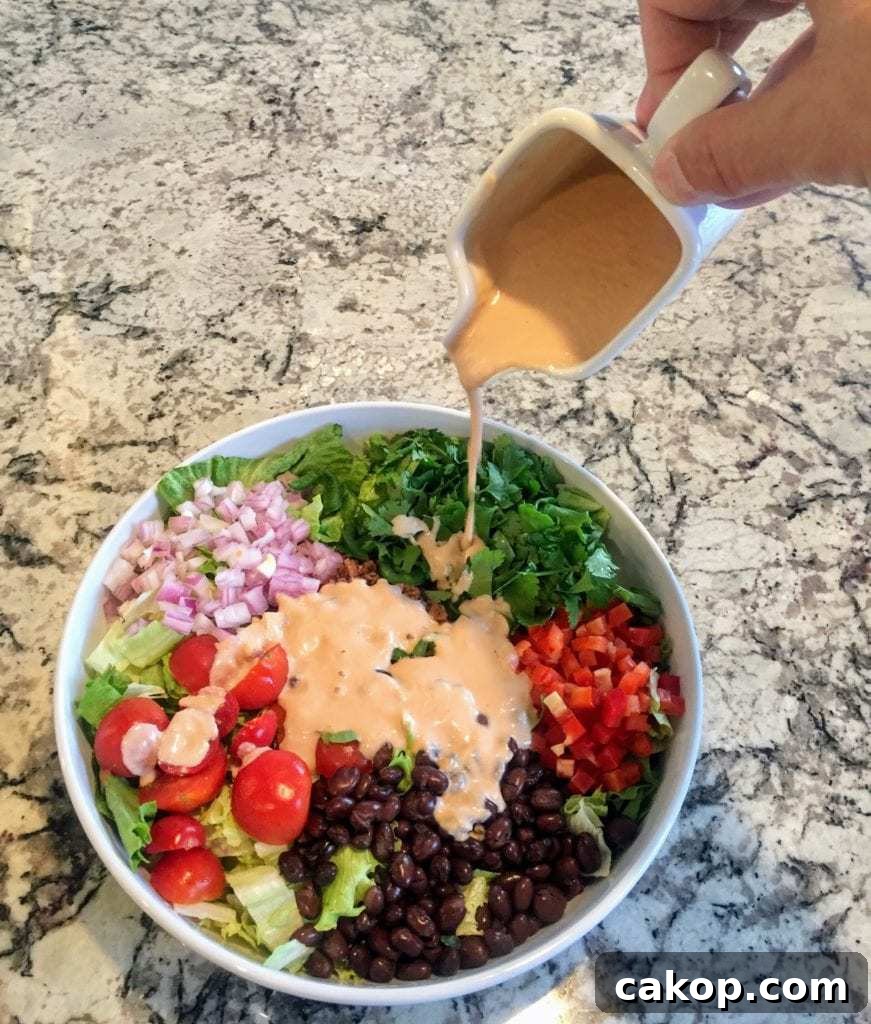 Flavorful Vegan Taco Salad Recipe for Lunch or Dinner 4 Vegan Taco Salad Recipe