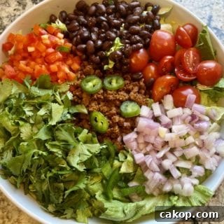 Flavorful Vegan Taco Salad Recipe for Lunch or Dinner 6 Vegan Taco Salad Recipe