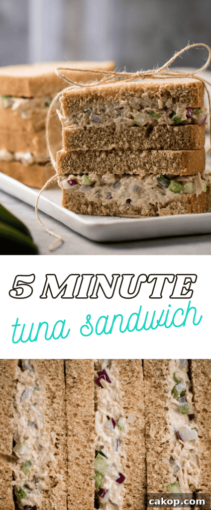 5 minute tuna sandwich recipe