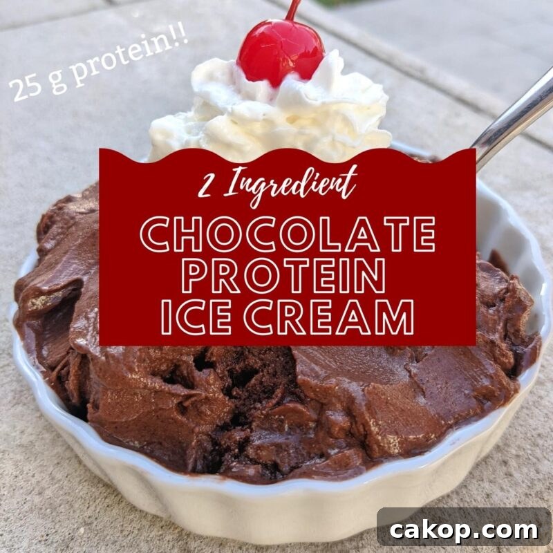 Cotton Candy Protein Ice Cream Made with One Ingredient 8 2 Ingredient chocolate protein ice cream