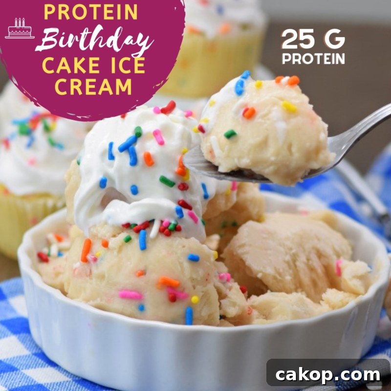 Cotton Candy Protein Ice Cream Made with One Ingredient 10 protein birthday cake ice cream with apollo protein powder