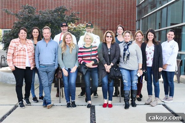 A group of bloggers on the 2019 Pass The Pork tour.