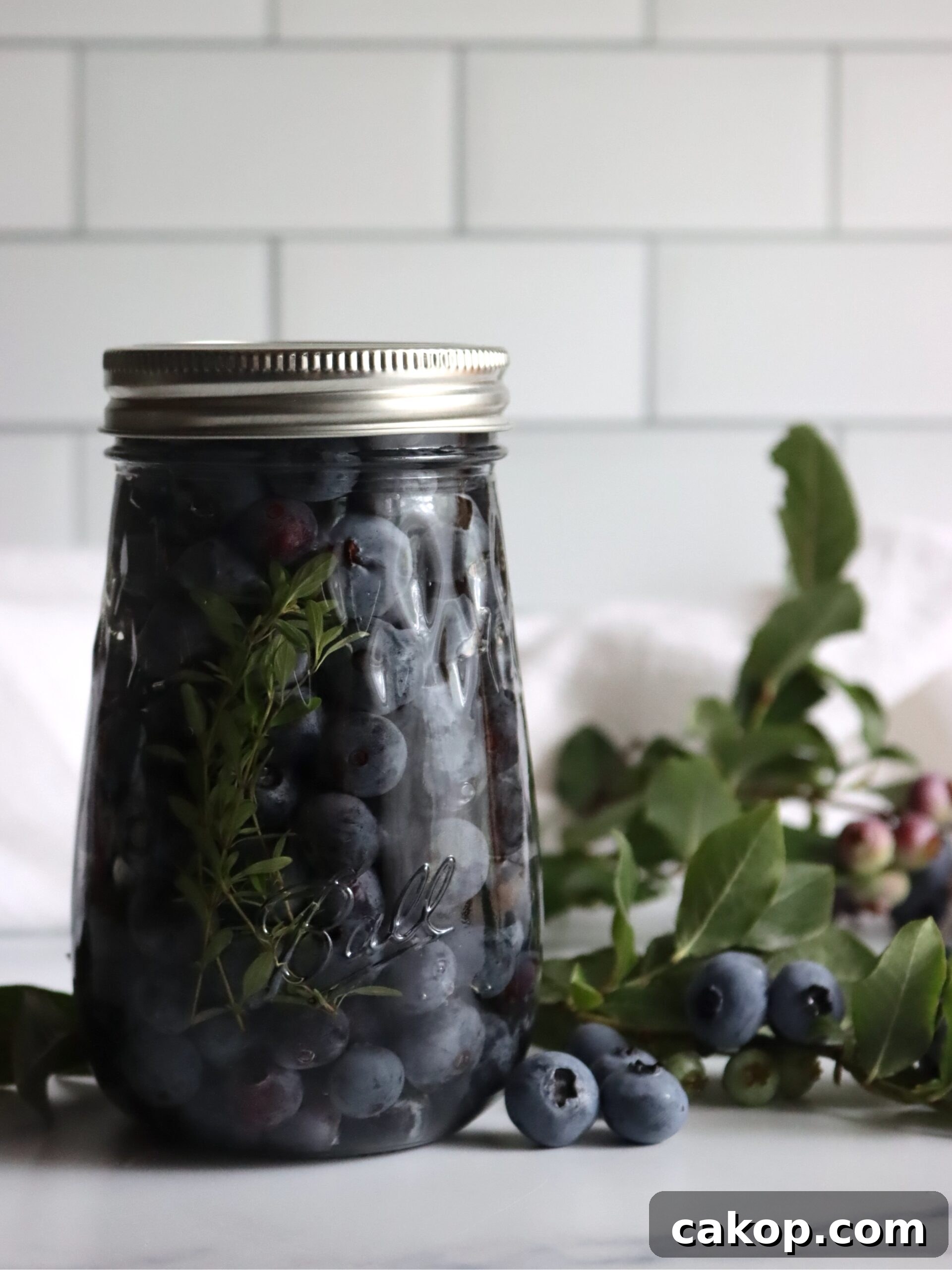 Pickled Blueberries