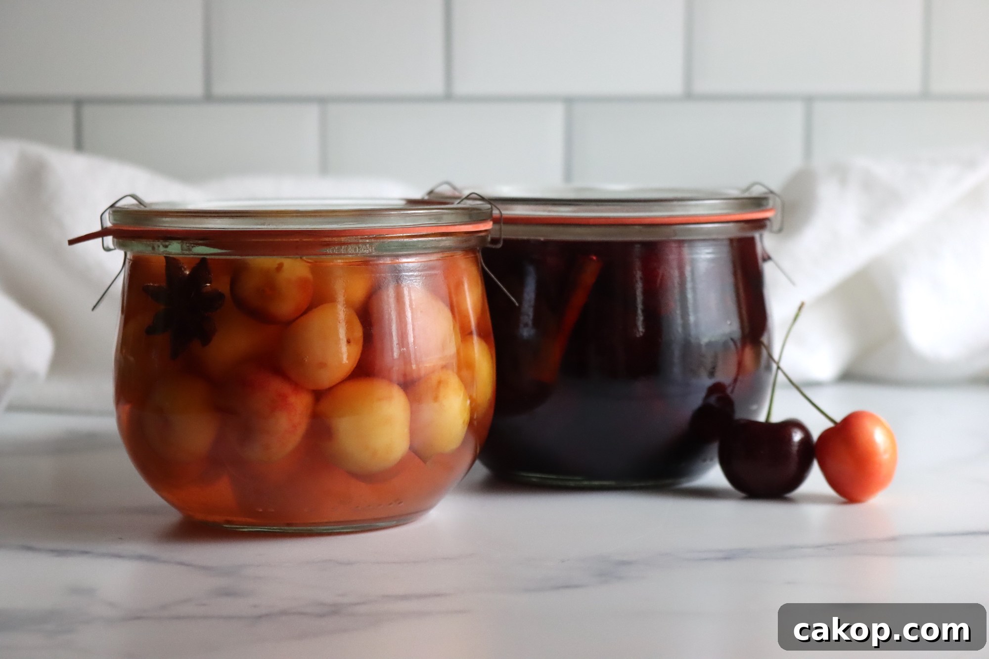 Pickled Cherries