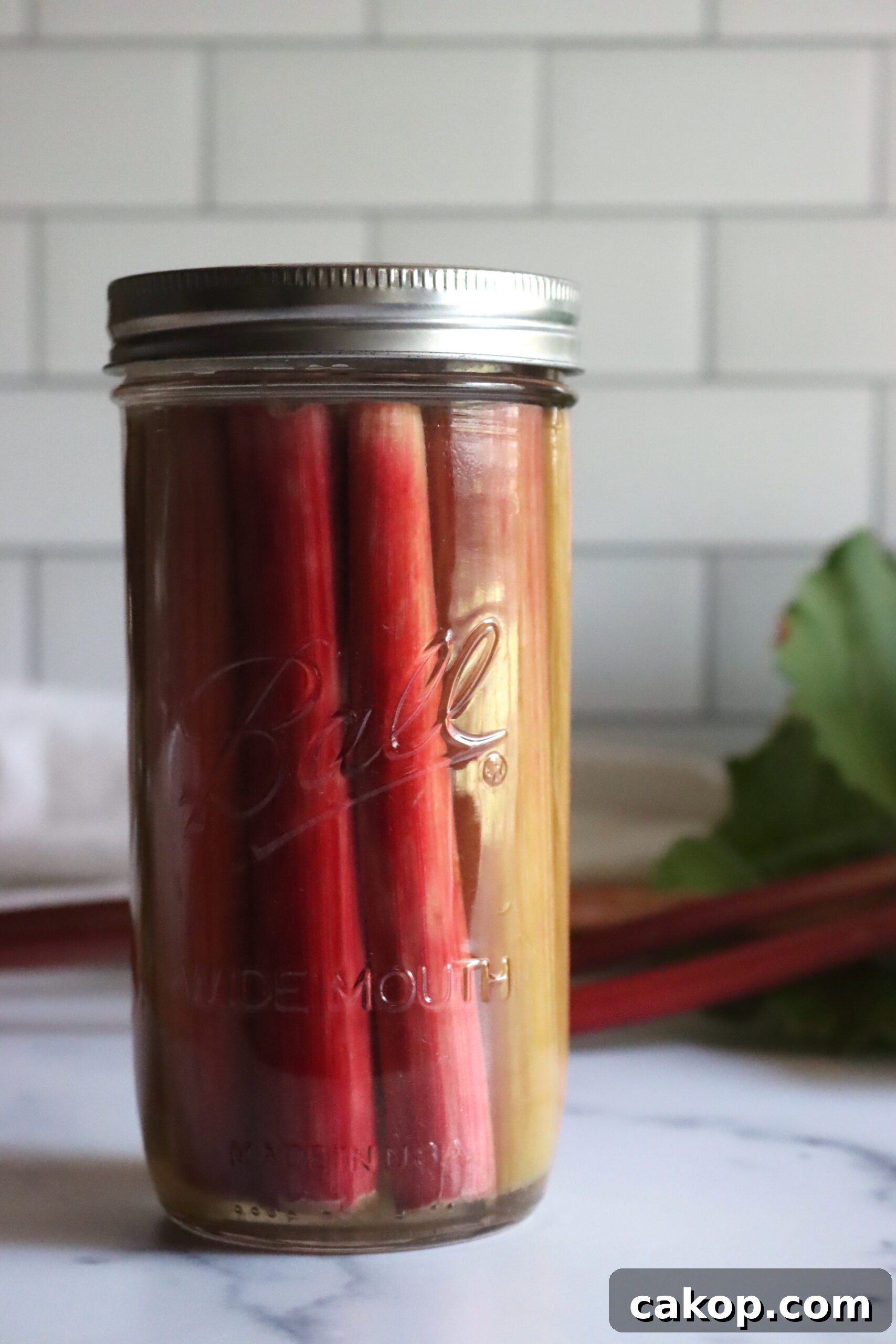 Pickled Rhubarb