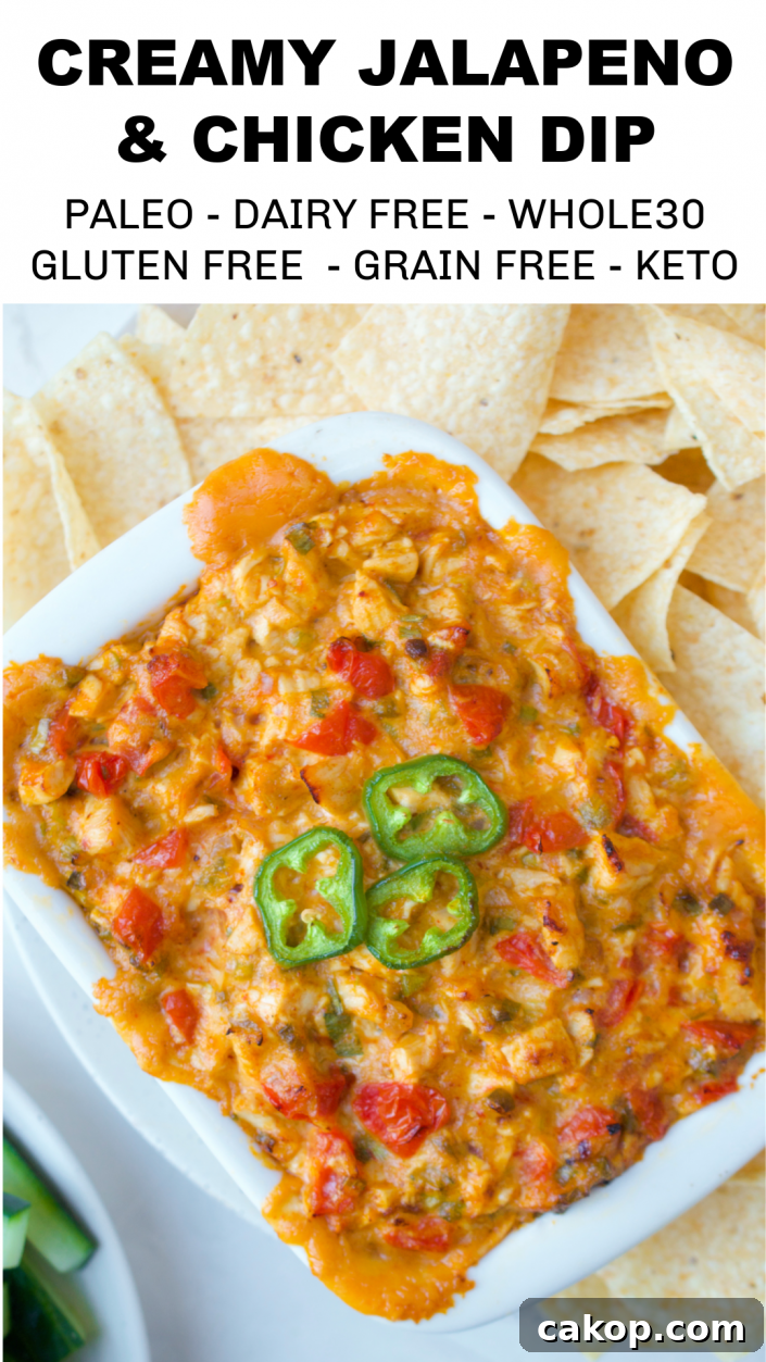 Creamy Jalapeno Chicken Dip Creamy Jalapeno Chicken Dip