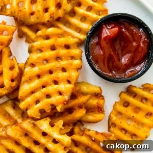 Crispy Air Fryer Frozen Waffle Fries in Minutes 3 How to cook frozen waffle fries in an air fryer