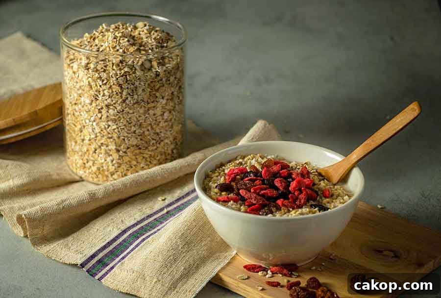 grains in bowls