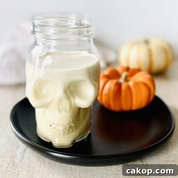 Halloween cocktail recipe.