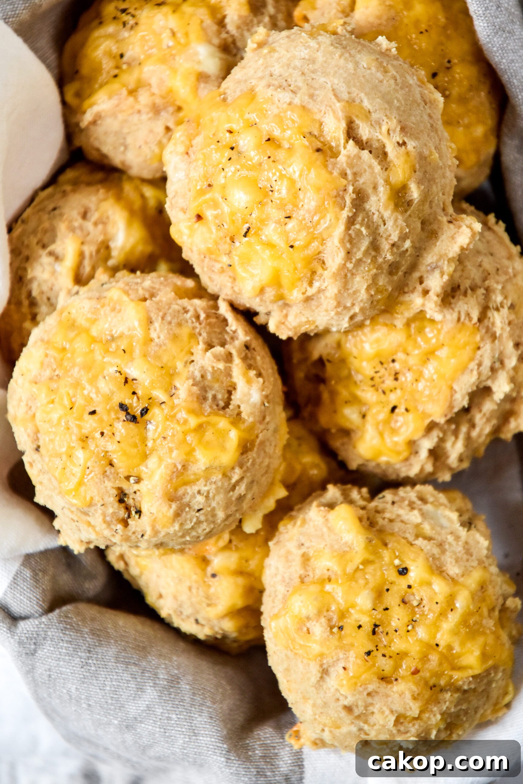 Pancake Mix Cheddar Drop Biscuits