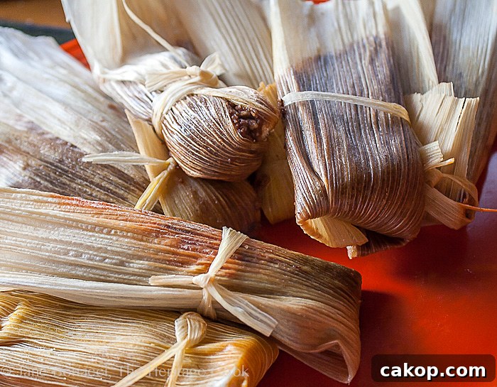 Gluten-Free Chocolate Tamales Recipe — Decadent Mexican Dessert 2 Chocolate Tamales; The Heritage Cook 2013