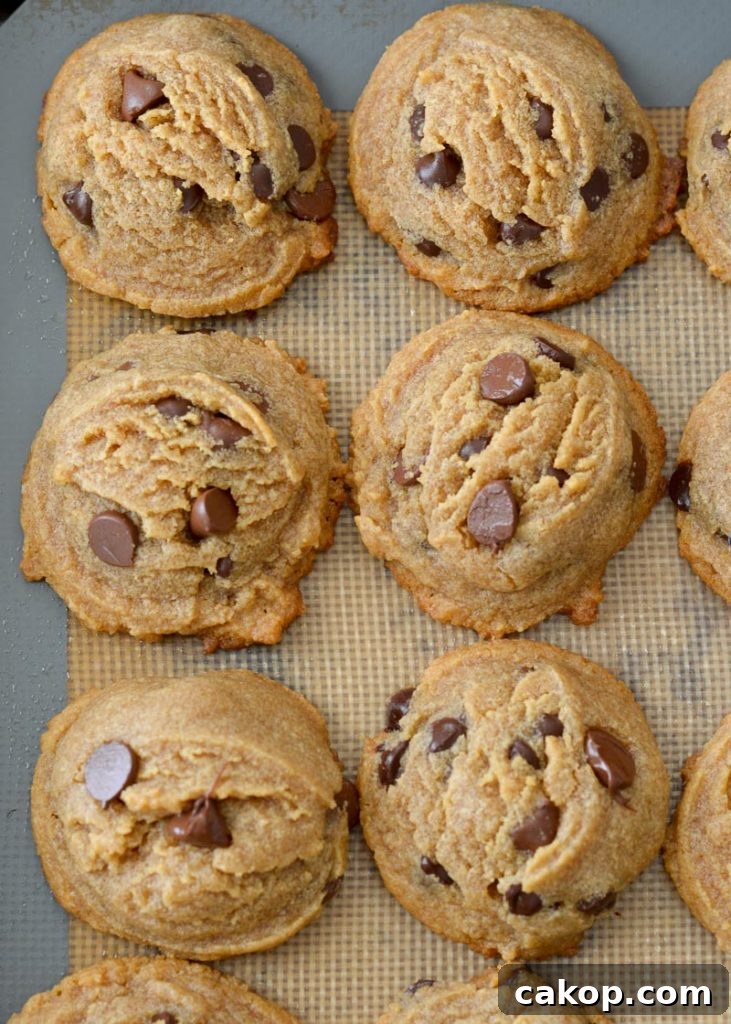 Keto Peanut Butter Cookies close-up