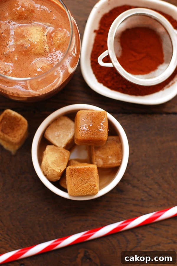 Creamy Coffee Ice Cubes