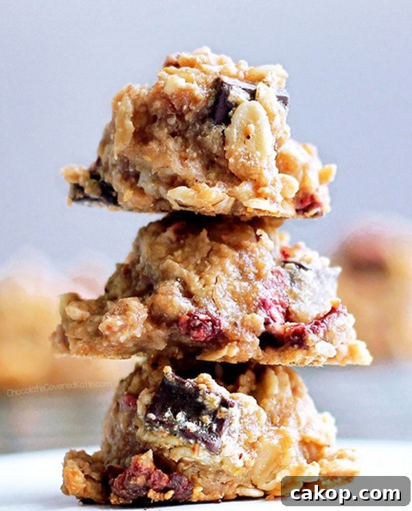Breakfast cookies with chia seeds and chocolate chips