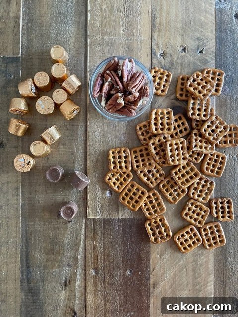 Ingredients on tray