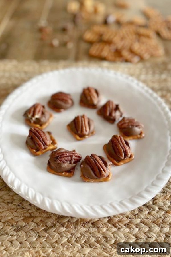 Finished pretzel snaps